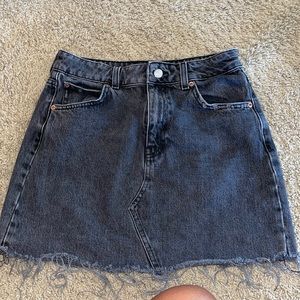 Top shop jean skirt